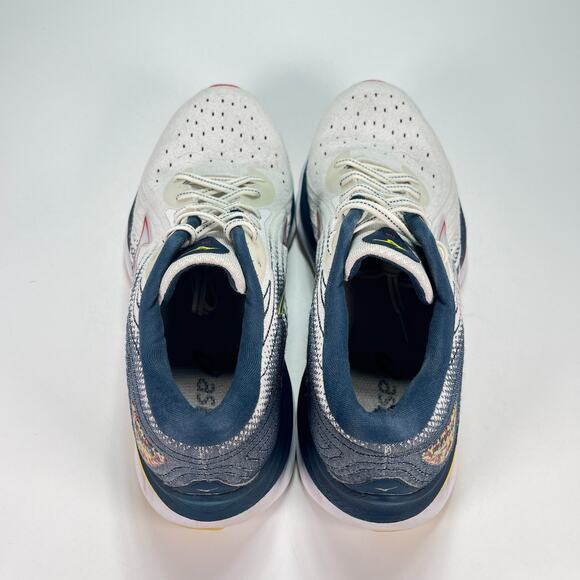 Mizuno Wave Sky 6 White Blue Lace Up Running Shoes J1GD220221 Women's Size 8.5 - Picture 6 of 12